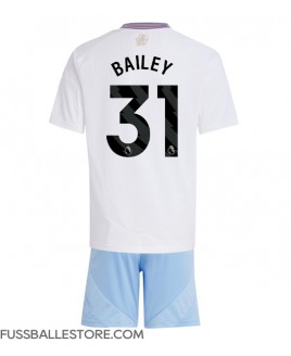 Günstige Aston Villa Leon Bailey #31 Auswärts Trikotsatzt Kinder 2024-25 Kurzarm (+ Kurze Hosen)